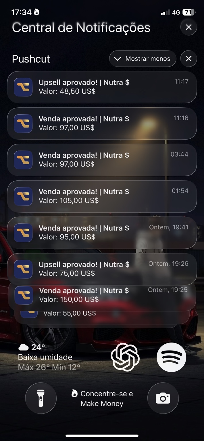Print real de resultado em vendas — 6
